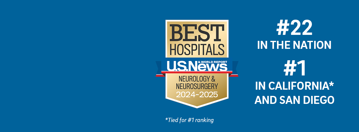 UC San Diego Neurosurgical Department is number 22 nationally