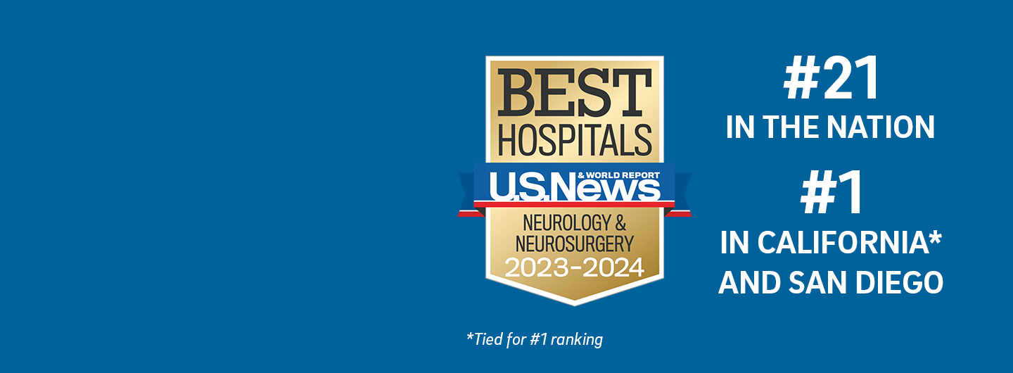 UC San Diego Neurosurgical Department is number 21 nationally
